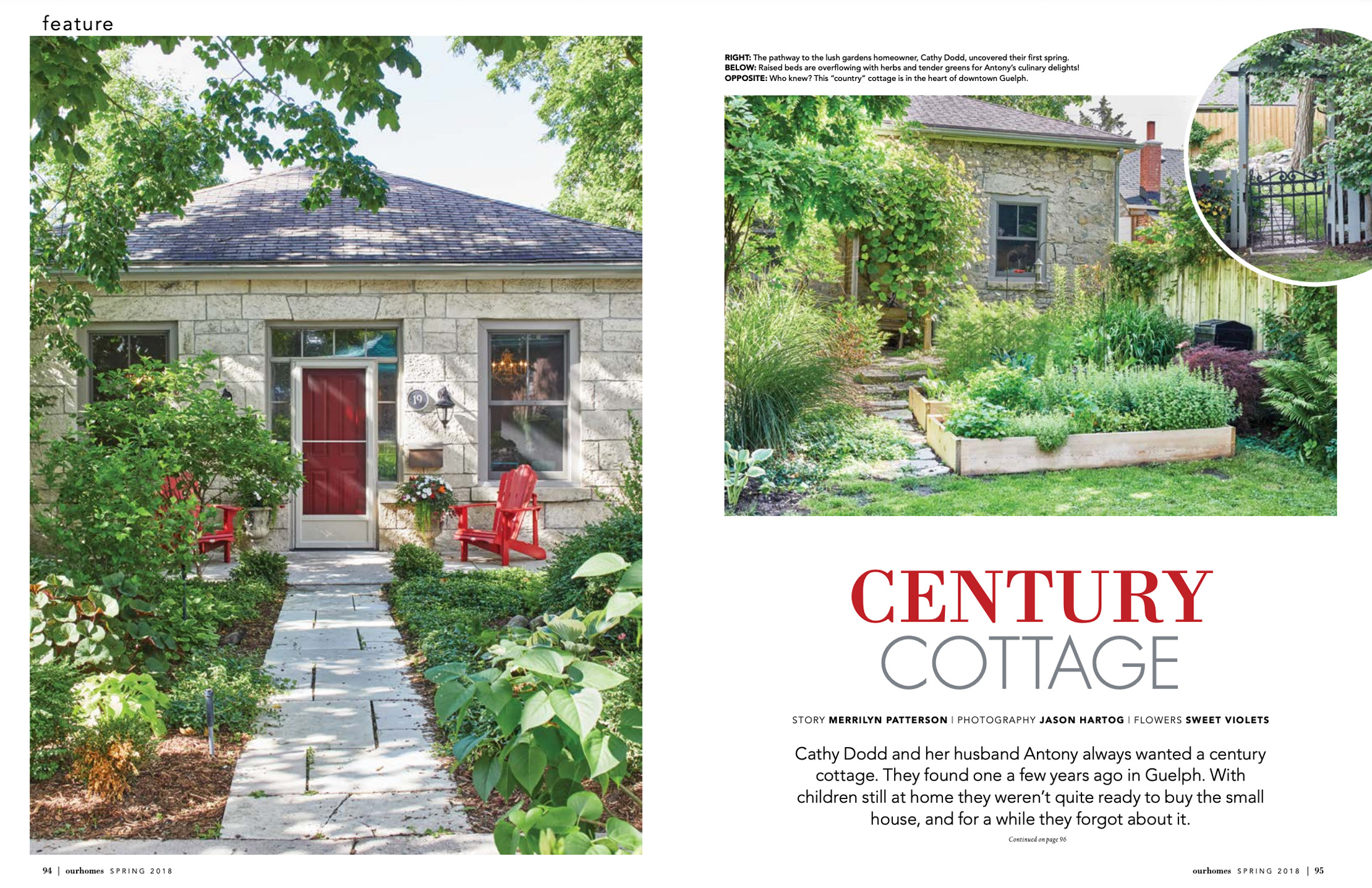 Century Cottage Our Homes article - Landscape Design